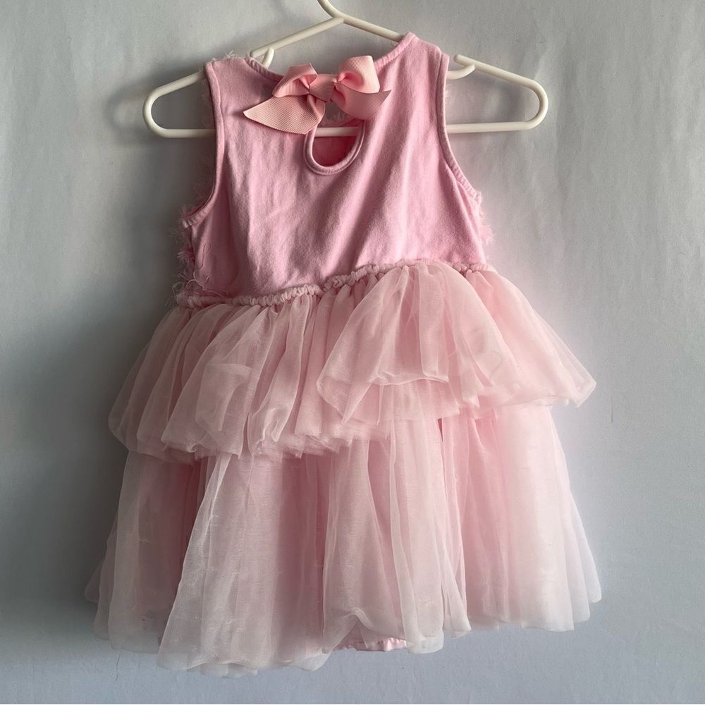 MudPie Pink Ruffle Tutu Dress - Picture 7 of 8